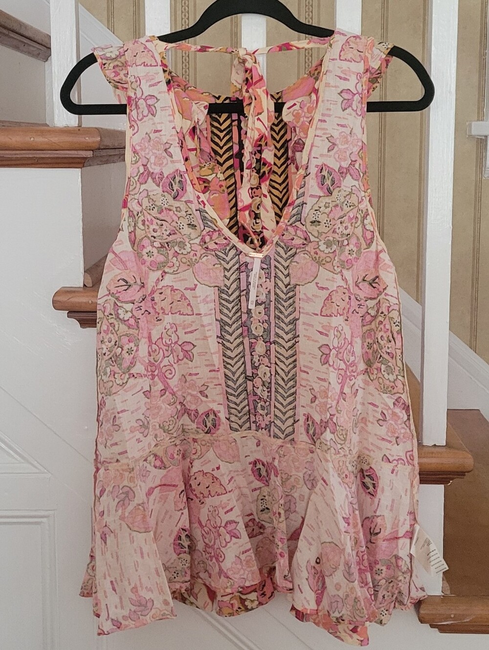 FREE PEOPLE Summer In Tulum  Tunic Size XS - Picture 10 of 14
